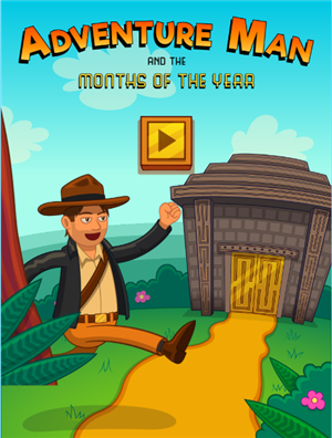 Adventure Man Months of the Year 